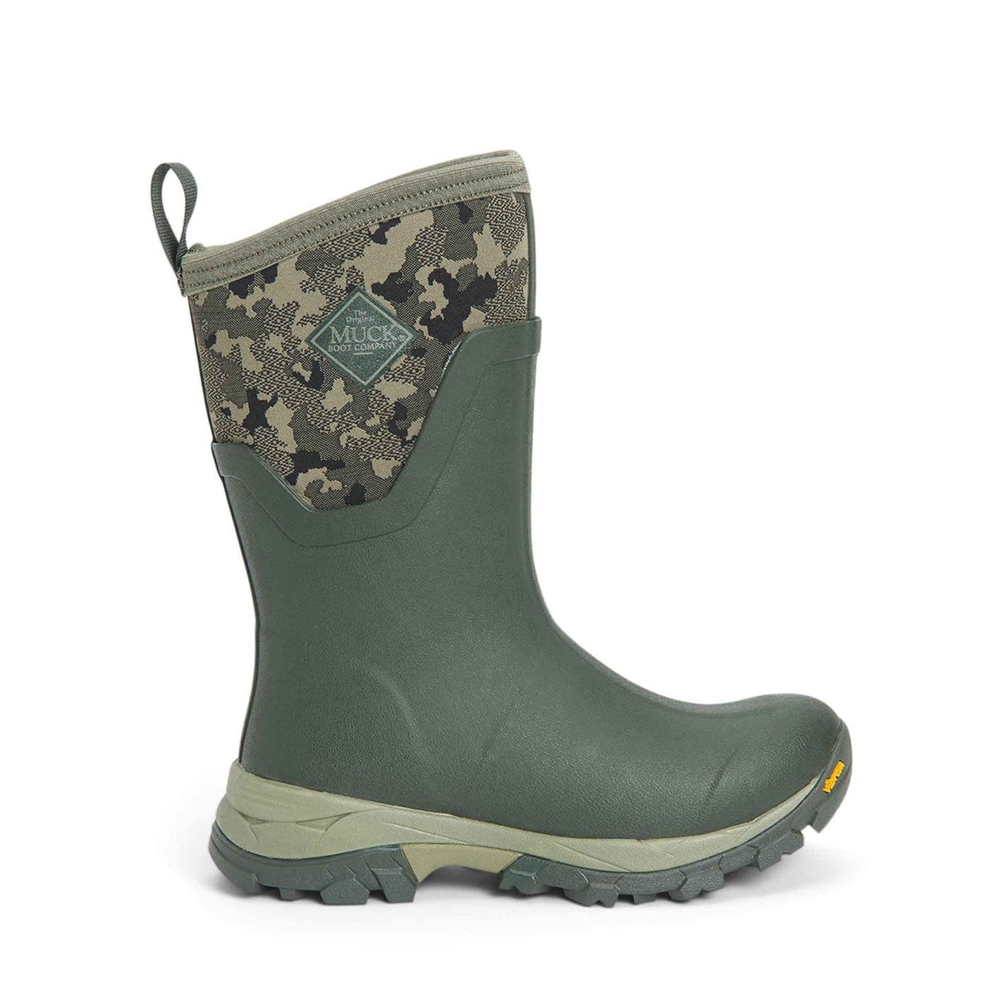 Muck Boots Arctic Ice Vibram AG All Terrain Short Boots Moss Camo Print MuckbootUK