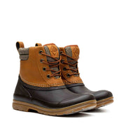 Women's Muck Originals Duck Lace-Up Leather Short Boots Tan
