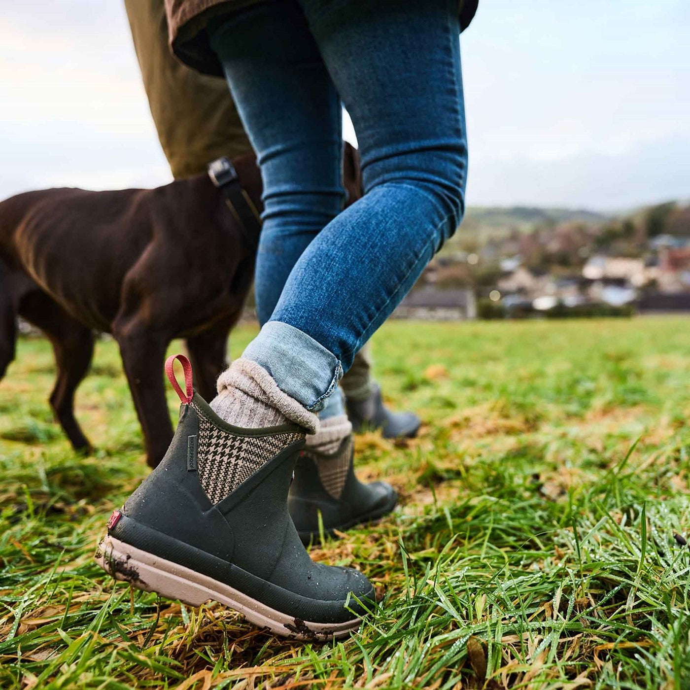 Plaid muck boots best sale