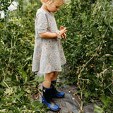 Kids' Forager Tall Boots Black Blue