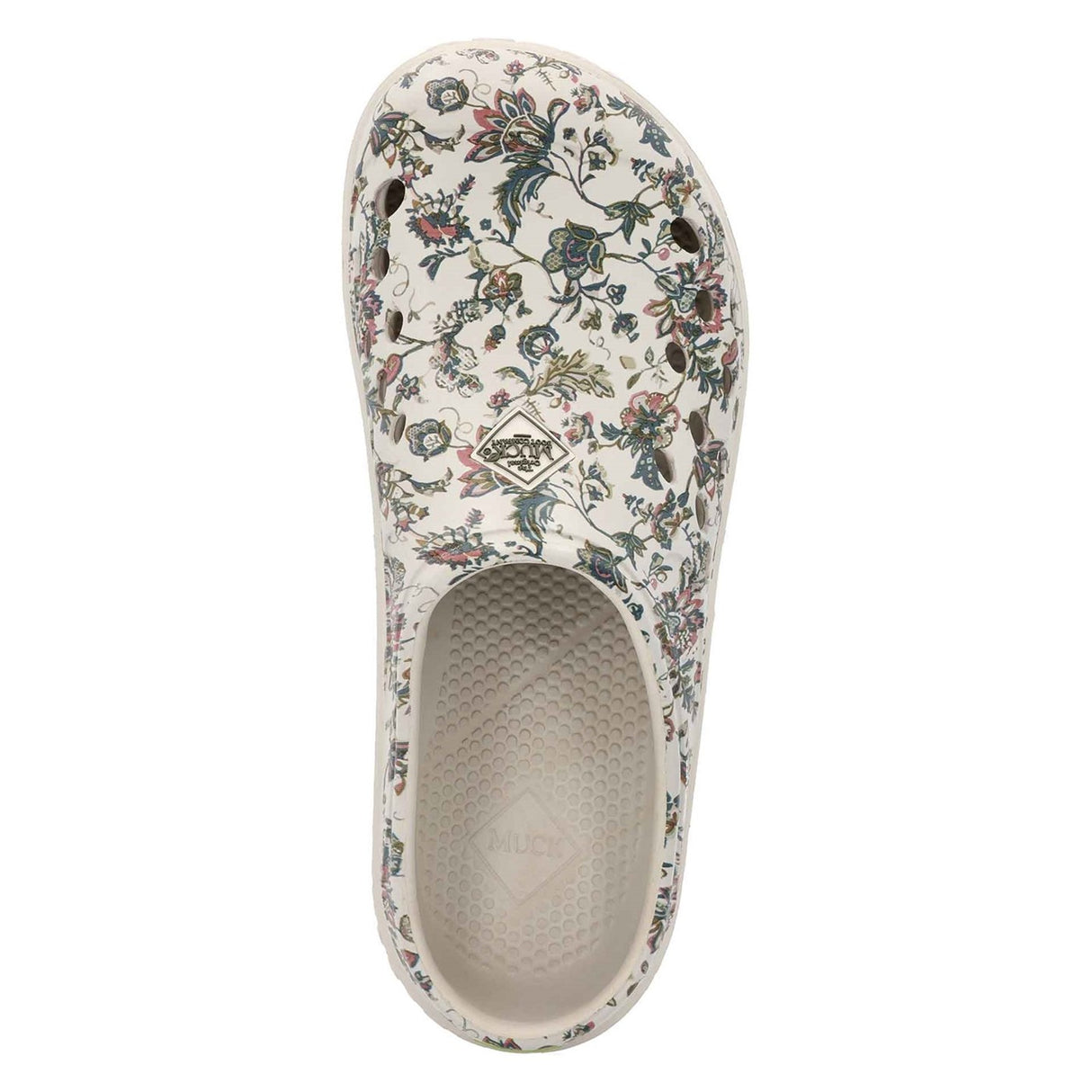 Women's Muckster Lite Clogs Light Grey Floral Print