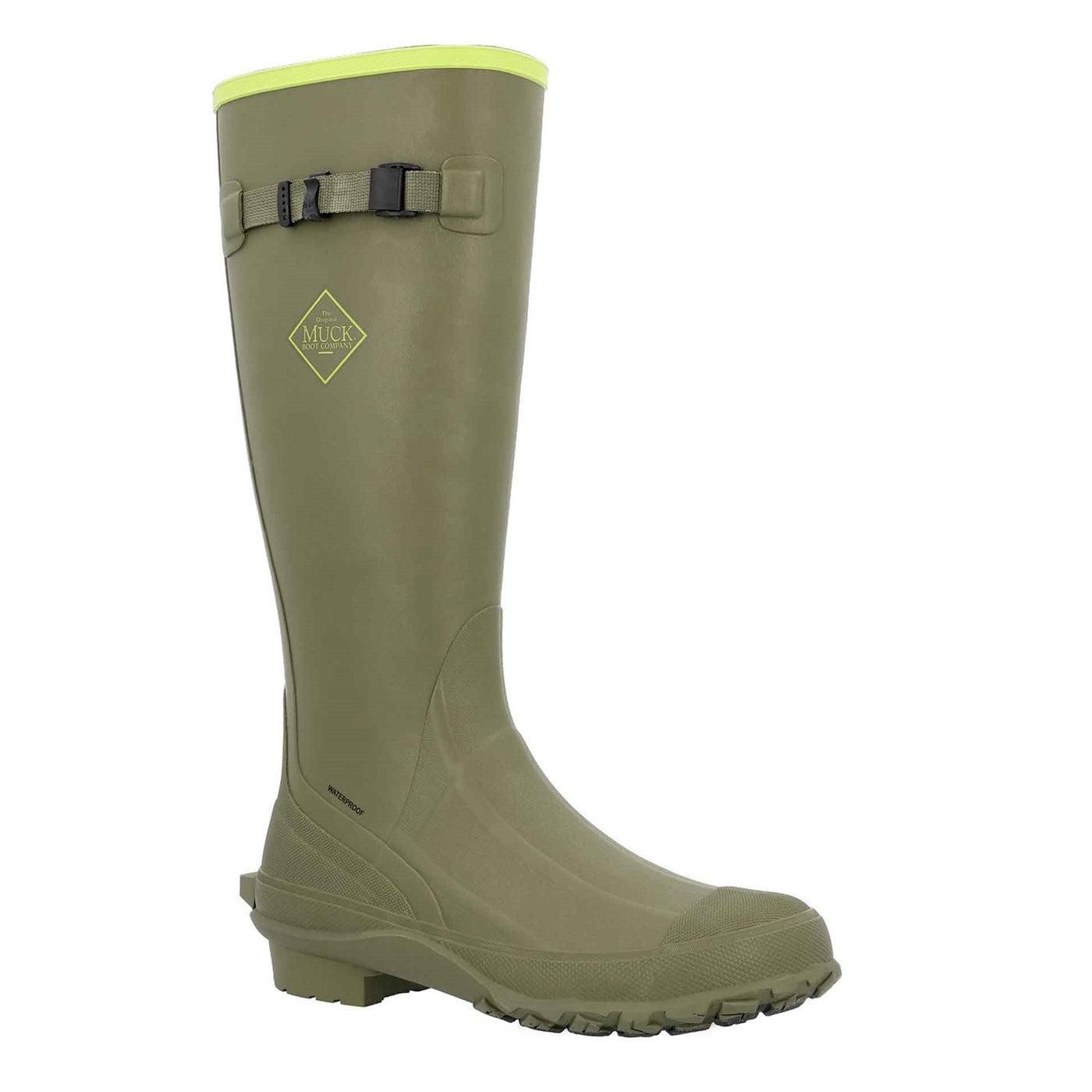 Muck Boots Harvester Tall Boots Olive Lime Green MuckbootUK