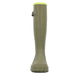 Unisex Harvester Tall Boots Olive Lime Green