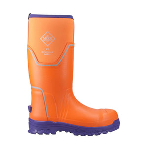Men's Muck Grit S5 Tall Boots Orange Blue