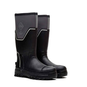 Men's Muck Grit S5 Tall Boots Black Grey