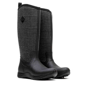 Women's Arctic Adventure Tall Boots Black Plaid