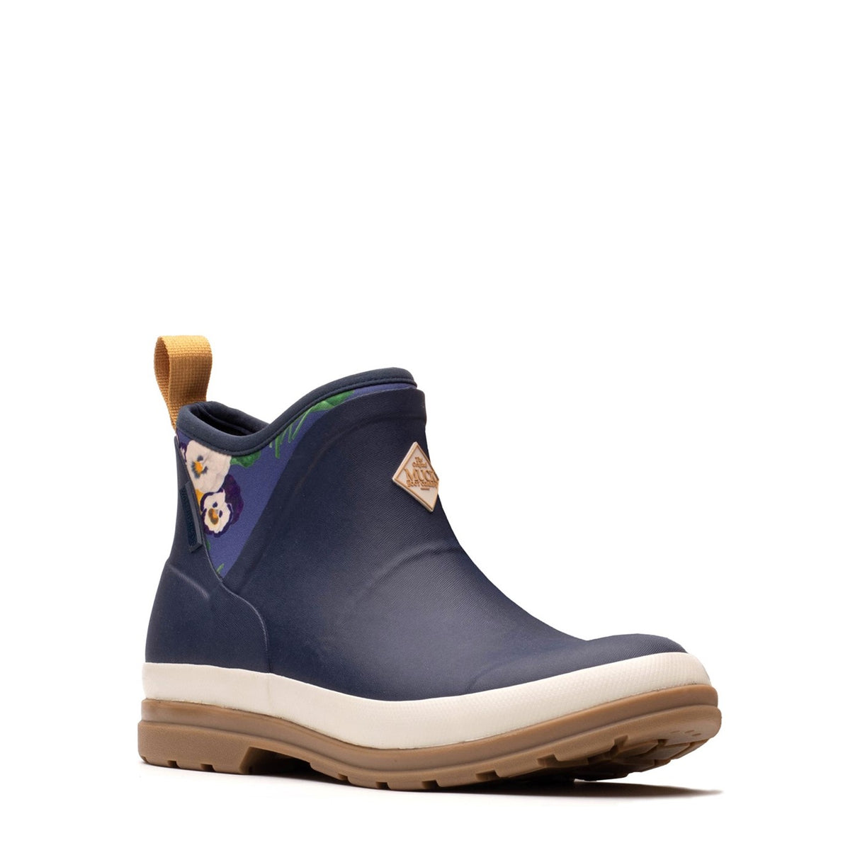 Women's Muck Originals Pull-On Ankle Boots Navy Floral Print