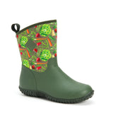 Women's RHS Muckster II Short Boots Green Veggie Print
