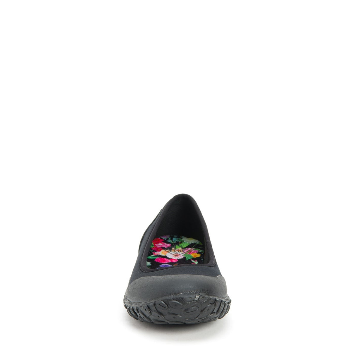 Women's RHS Muckster II Flats Black with Night Floral Print