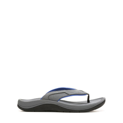 Men's Wanderer Flip-Flops Grey Blue