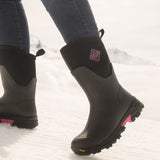 Women's Arctic Ice Vibram AG All Terrain Short Boots Black